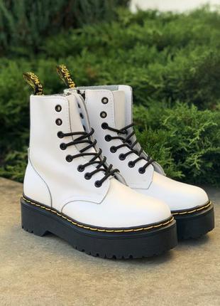 Жіночі черевики dr. martens jadon white1 фото