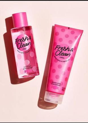 Ідея для подарунка🎁 парфумированный спрей+лосьон fresh and clean 💕victoria's secret виктория сикрет вікторія сікрет оригинал