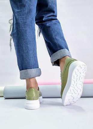 Детские кожаные кеды, разные цвета3 фото