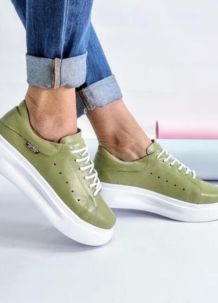 Детские кожаные кеды, разные цвета2 фото