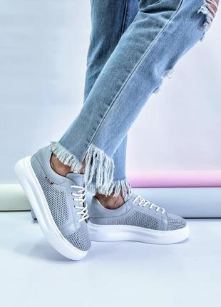 Детские кожаные кеды, разные цвета4 фото