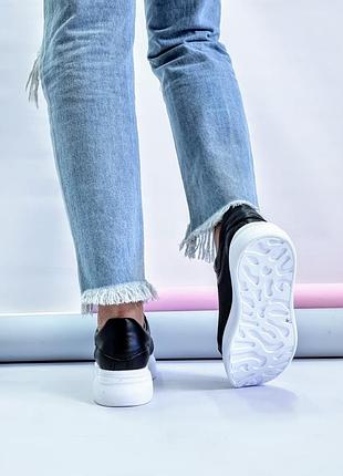 Детские кожаные кеды, разные цвета4 фото