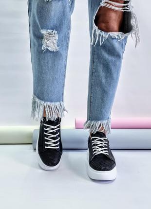 Детские кожаные кеды, разные цвета6 фото