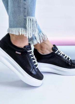 Детские кожаные кеды, разные цвета2 фото