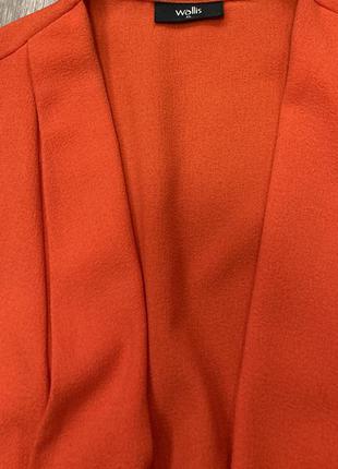 Червоний ,класичний піджак від wallis3 фото