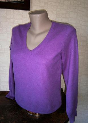 Женский пуловер из кашемира. размер 44. marks & spencer.
