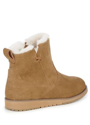 Женские удобные сапоги из натуральной замши emu australia womens beach mini deluxe wool emu boots2 фото