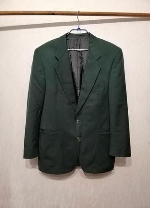 Вовняний піджак вінтаж гудзики honi soit qui mal y pense