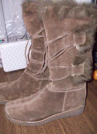 Рр 40-26,5 см зимние стильные сапоги от moreli