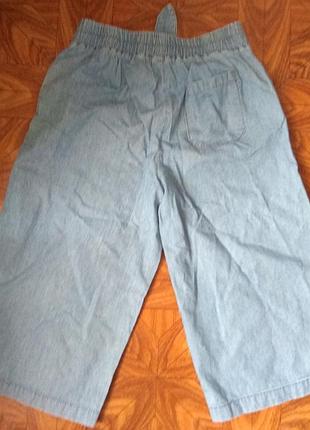 Джинсовые кюлоты штаники 2