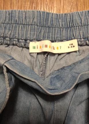 Джинсовые кюлоты штаники 4