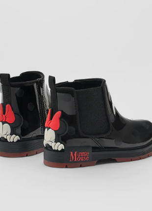 Лаковые ботинки zara minnie mouse2 фото