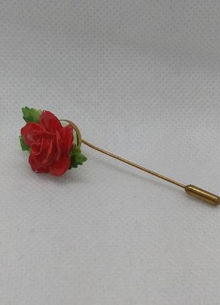 Вінтажна брошка кістяний фарфор з великобританії.