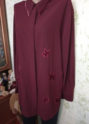 Рубашка блуза uk20 st.michael marks spencer 2