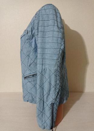 Куртка-косуха, стёганая, хлопок, цвет светло-голубой, размер 50-524 фото
