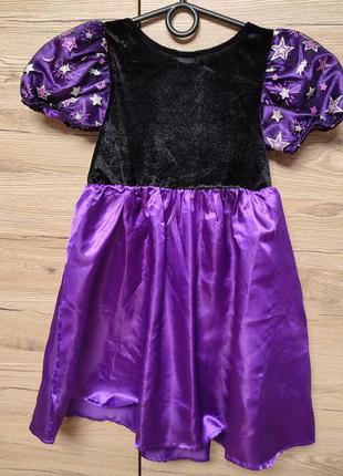 Дитячий костюм, плаття відьма, відьмочка на 3-4 роки7 фото