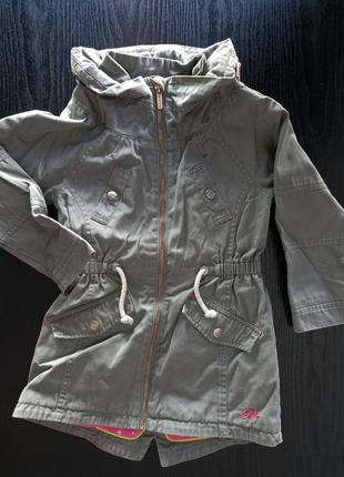 Куртка парку review на дівчинку 6-7 років 116-122 см