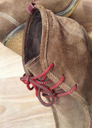 Замшевые полуботинки ботинки, ботильоны, закрытые туфли от tamaris3 фото