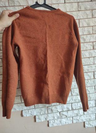 Liv woolmark шерстяная кофта свитер s 44 - 46 р охра шерсть2 фото