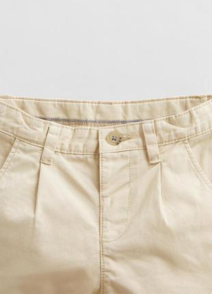 Светлые брюки для мальчика 2-3-4 года от зара / zara basic chino pants4 фото
