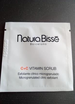 Natura bisse антиоксидантний скраб c+vitamin c scrub