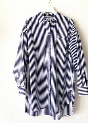 Сорочка в смужку подовжена від reserved