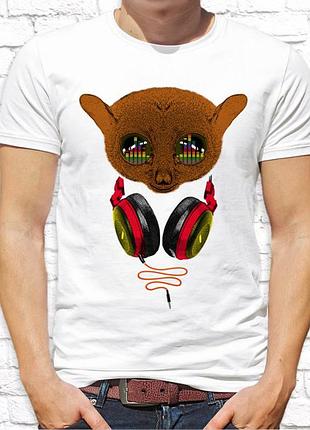 Мужская футболка push it с принтом лимур фп002932(1)