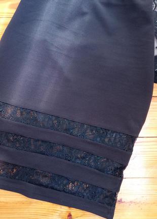 Юбка карандаш/ юбка класика /юбка футляр/ черная модная юбка2 фото