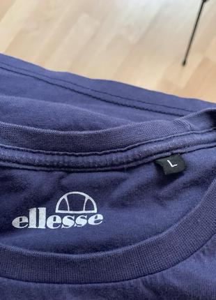 Хлопковая футболка с большим логотипом ellesse sport4 фото