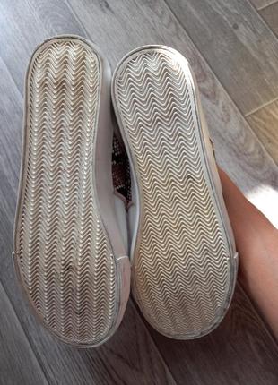 Стильные кеды кроссовки белые с питоновым принтом 39 р.4 фото