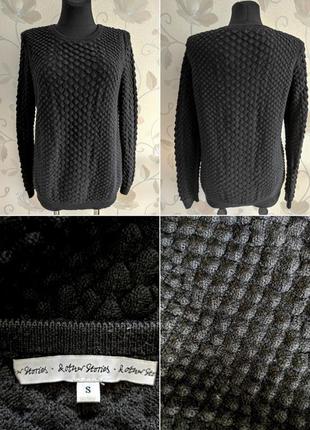 Фактурный свитер шведского бренда из 💯 шерсти меринос !1 фото
