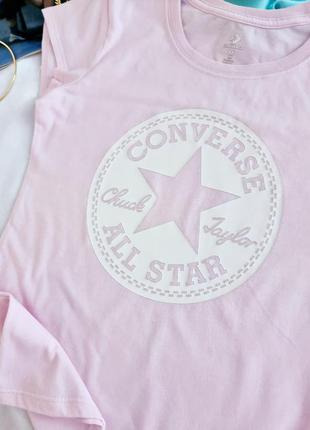 Нежная футболка для девочки от converse2 фото