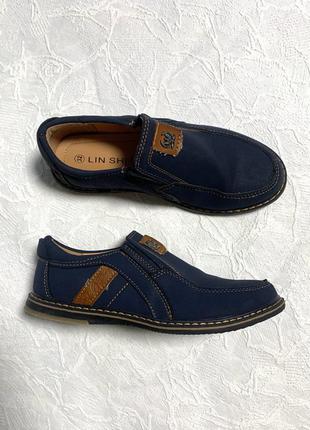 Легкие туфли мокасины для мальчика