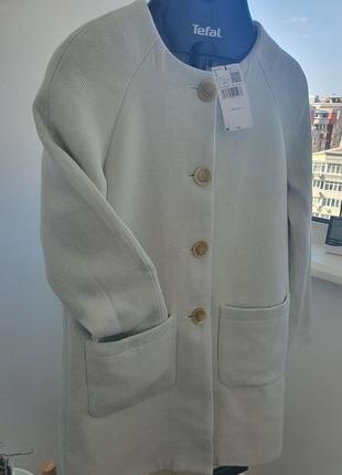 Нове бавовняне пальто mango suit5 фото