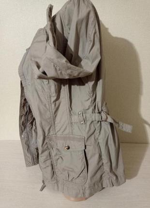 Куртка-ветровка, хлопок,цвет серо-бежевый, размер л-лх3 фото