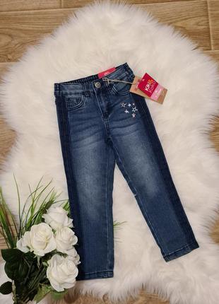 Фирменые джинсы для девочки 2-3 года ( р 98)1 фото