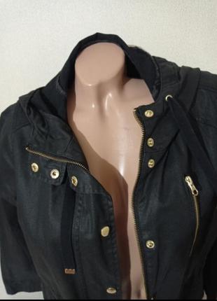 Куртка-ветровка, хлопок, цвет черный, размер 48-505 фото