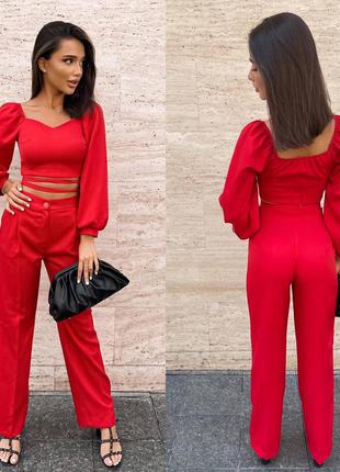 Костюм брюки + блуза