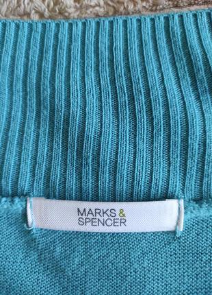 Голубой свитер от marks and spenser, размер 164 фото