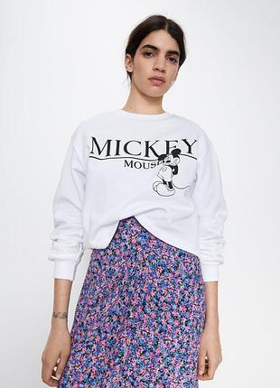 Світшот з мікі маус zara.