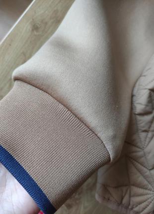 Женская стеганая куртка с текстильными вставками manor, s10 фото