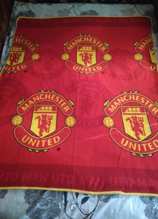 Плед,мини покрывало мanchester united,банер