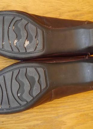Туфлі шкіряні розмір 7g на 41 стелька 27 см jana (№1547)3 фото