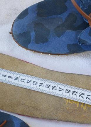 Замшевые кеды туфли мокасины слипоны nobrand р.39 25,2 см7 фото