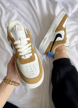 Nike air force 1 pixel se desert sand кроссовки найк аир форс наложенный платёж купить10 фото