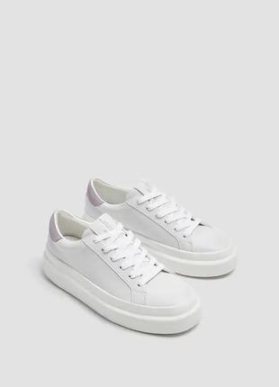 Повседневные кеды кроссовки на массивной подошве pull&bear -  39, 40