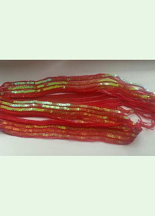 Шарфик з паєтками