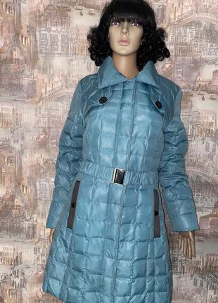 Moncler пуховое пальто,пуховик р.46