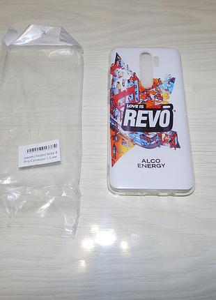 Чехол для xiaomi redmi note 9 t pro love is revo дизайнерские чехлы