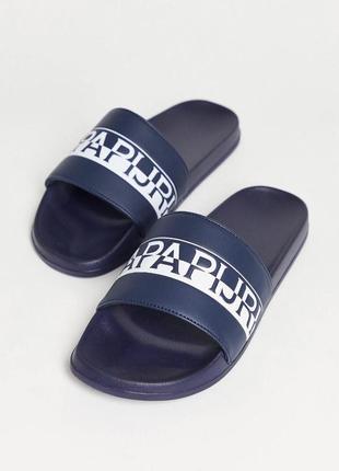 Шлепанци napapijri logo sliders / оригінал